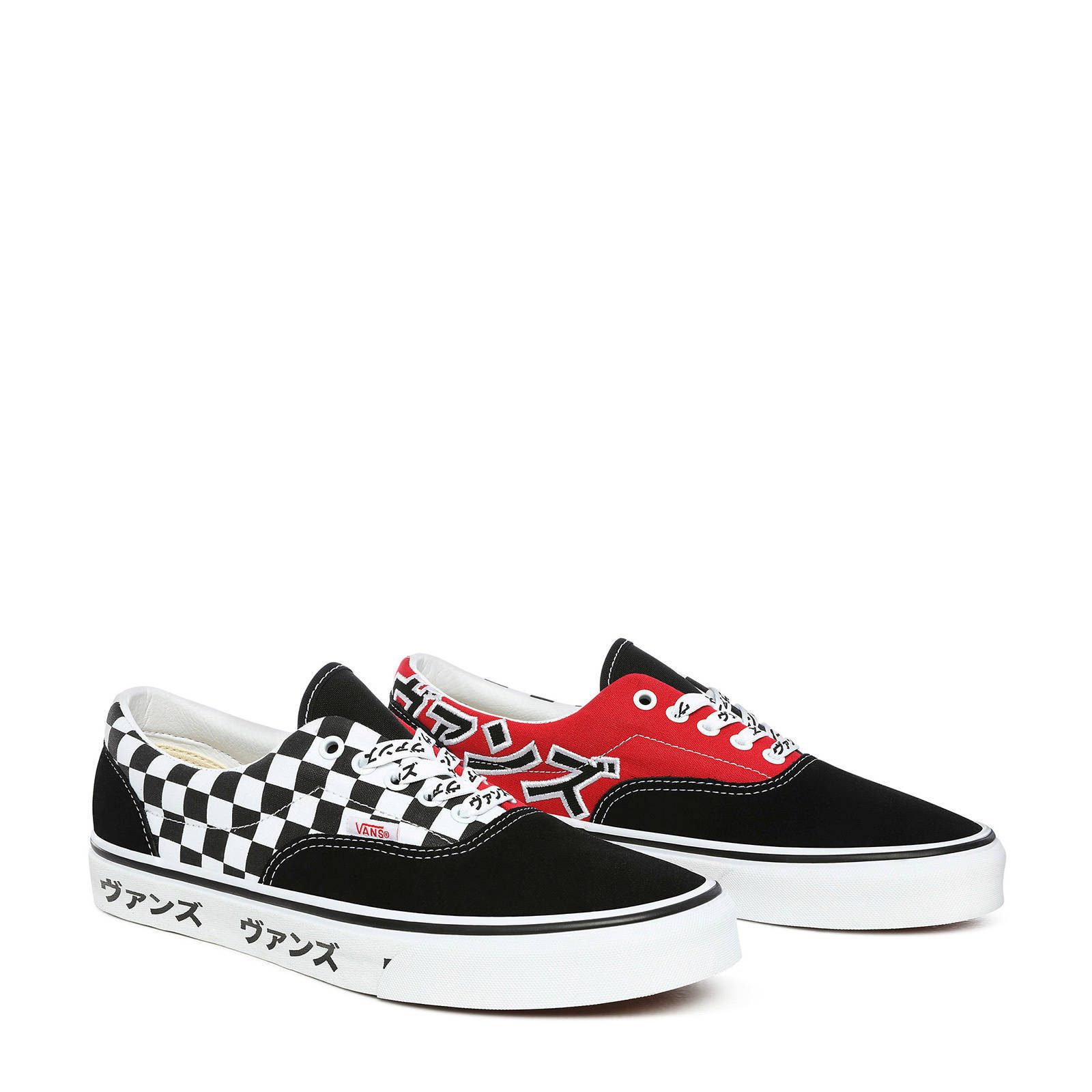 VANS Japanese Type Era sneakers zwart/wit/rood | wehkamp