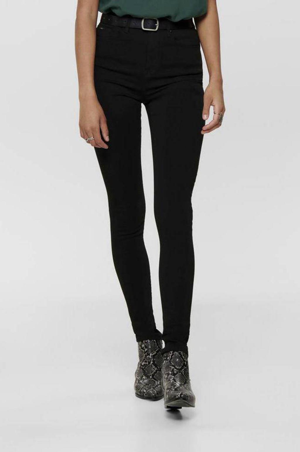ONLY skinny jeans ONLFOREVER black denim | wehkamp