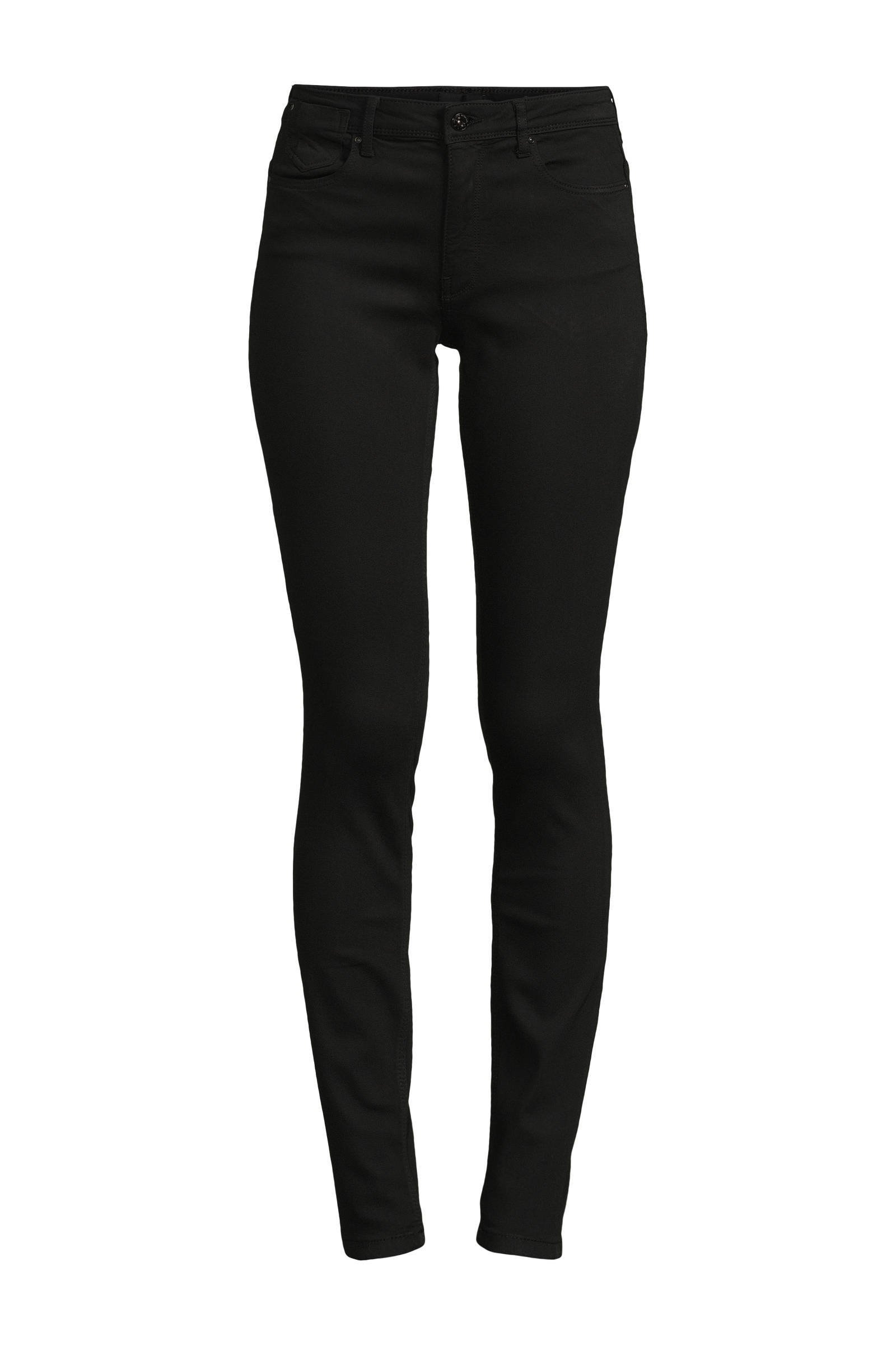 ONLY high waist skinny jeans ONLFOREVER black denim online kopen