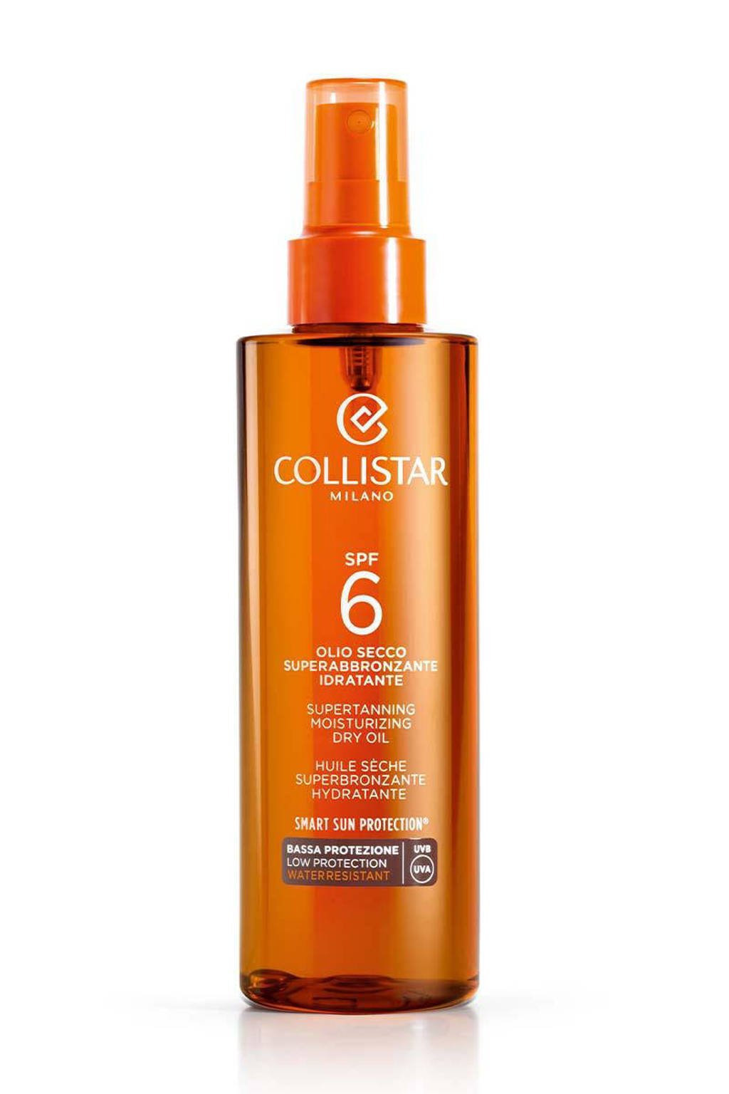 Collistar Supertanning dry oil zonbescherming SPF 6 - 200 ml