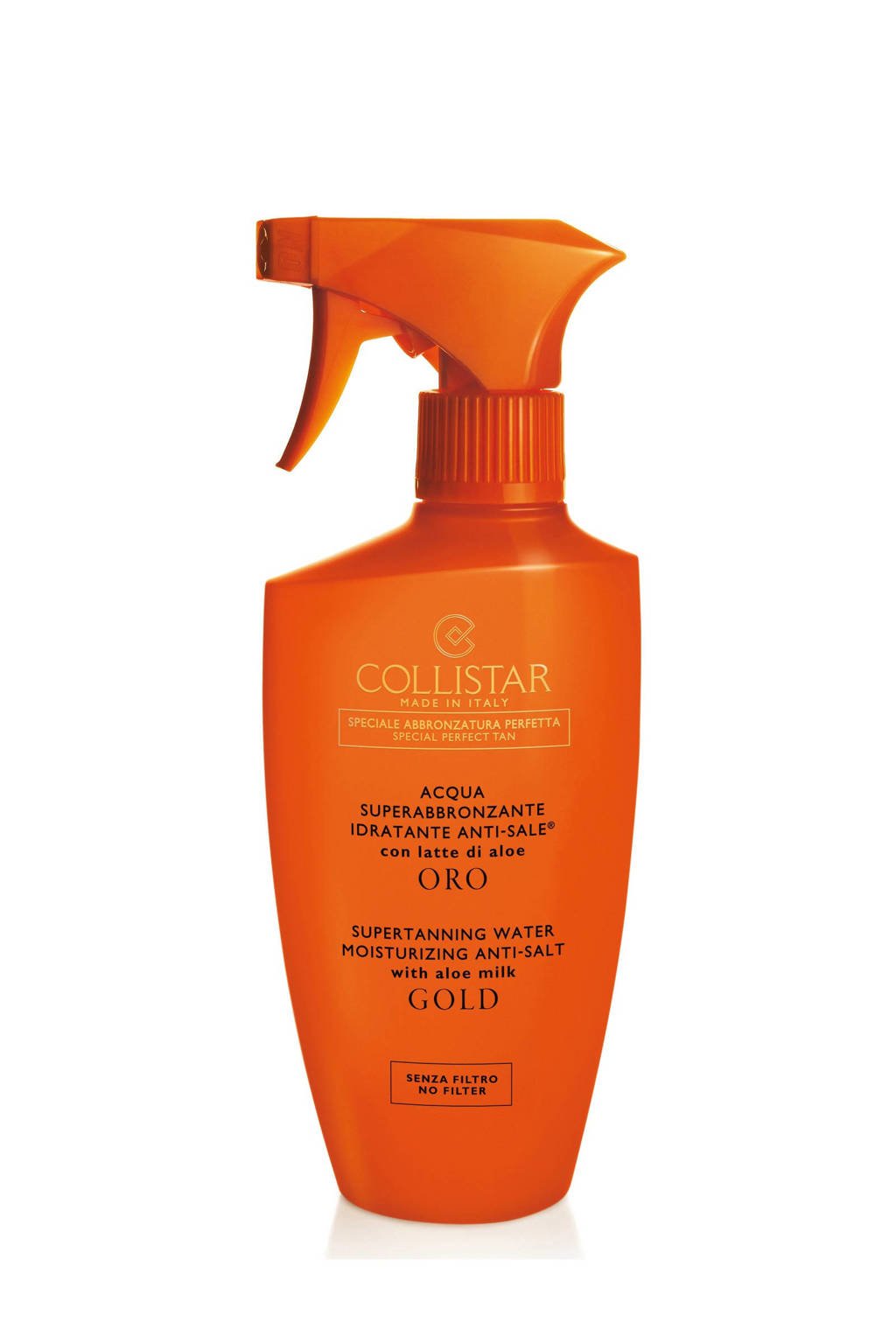 Collistar Supertanning Water With Aloe Milk - Gold - 400 ml