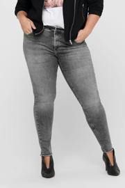 thumbnail: ONLY CARMAKOMA cropped regular waist skinny jeans CARWILLY grijs