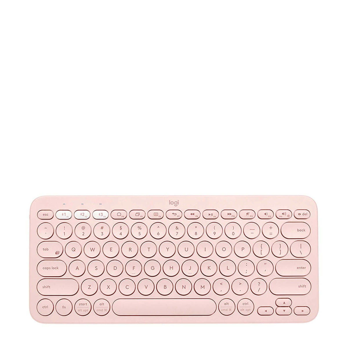 Uluru vacht adelaar Logitech K380 US international Bluetooth toetsenbord (roze) | wehkamp