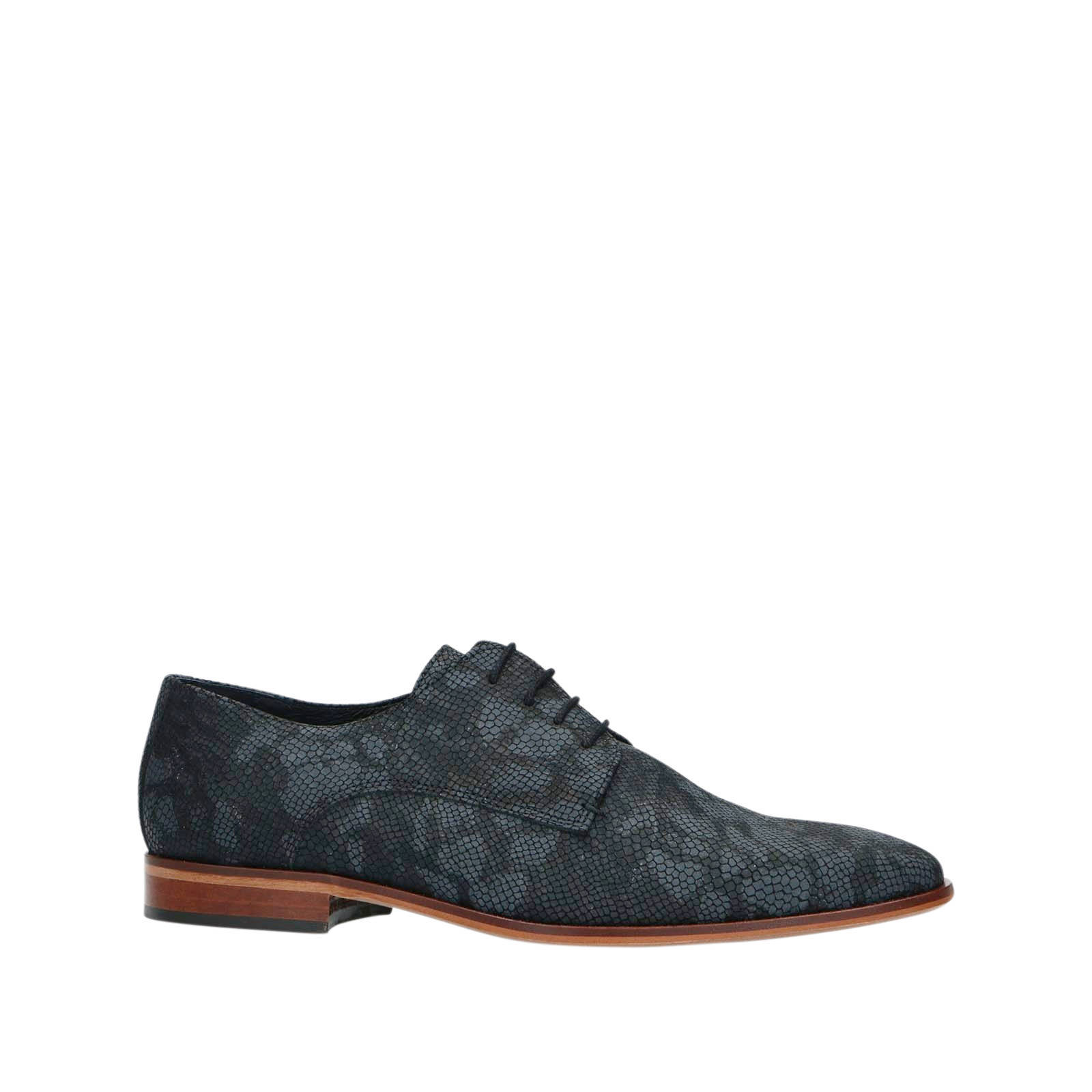 Sacha Heren Rode veterschoenen met embroidery - Schoenen.nl