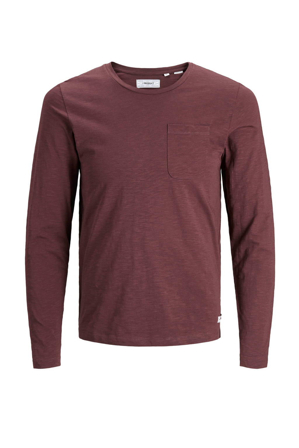 PRODUKT longsleeve donkerrood, Donkerrood