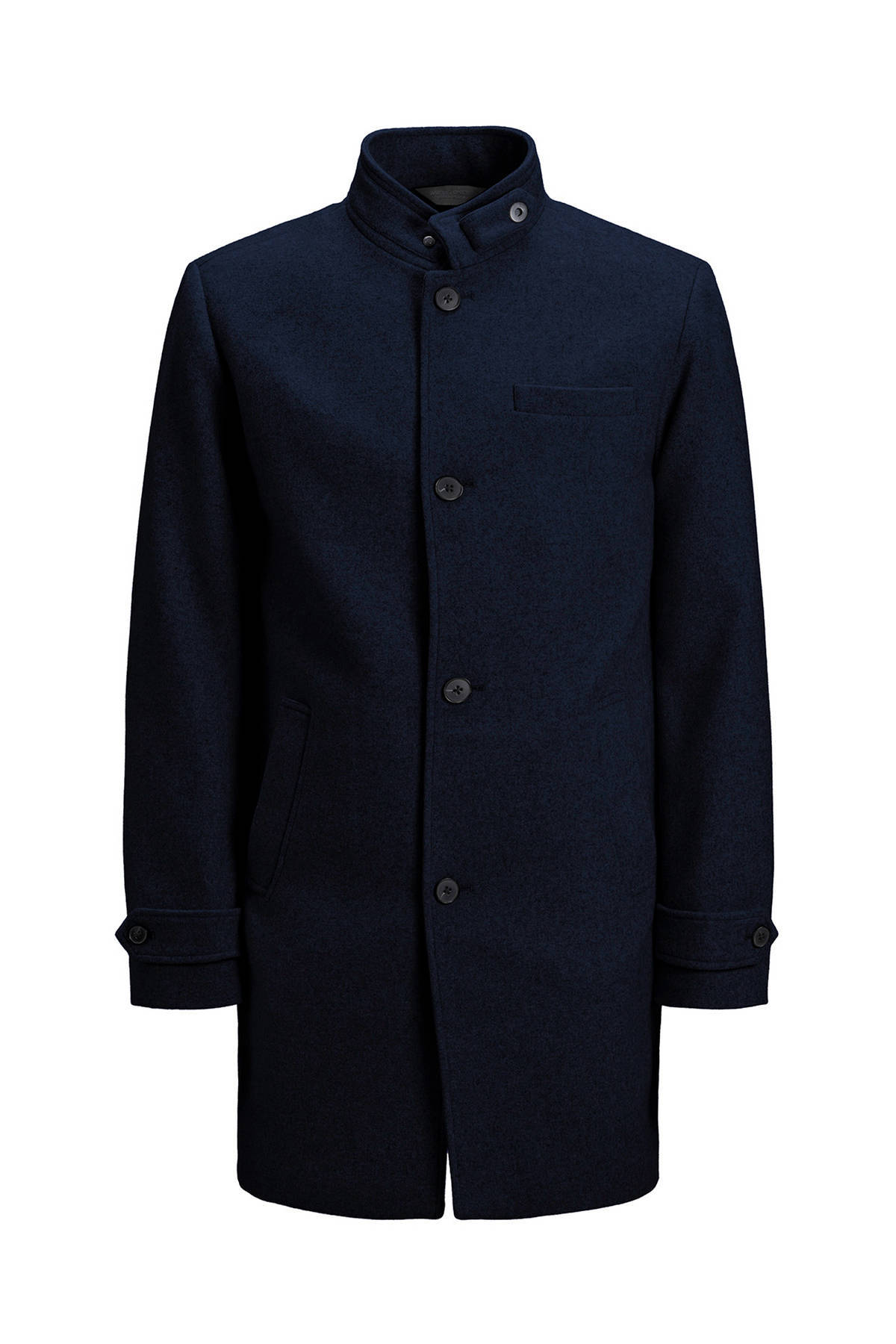JACK & JONES PREMIUM winterjas met wol donkerblauw online kopen