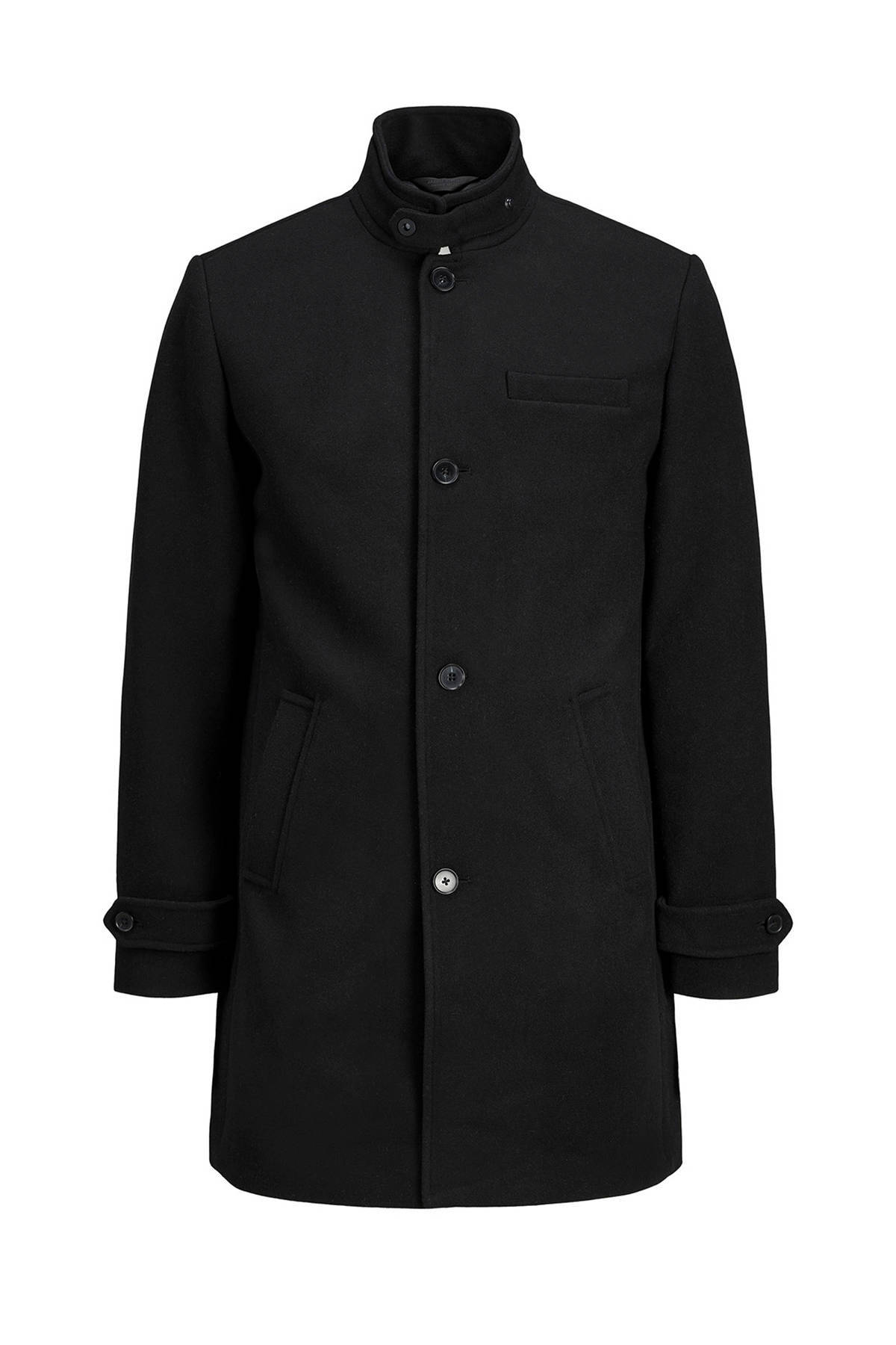 JACK & JONES PREMIUM winterjas met wol zwart online kopen
