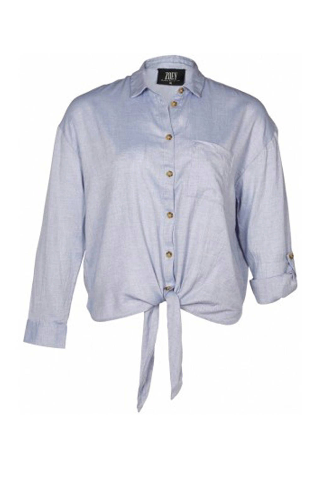 Zoey blouse lichtblauw, Lichtblauw