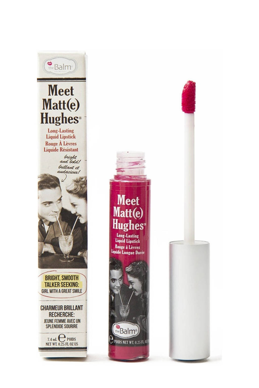 The Balm Meet Matte Hughes lippenstift - Sentimental, warm magenta