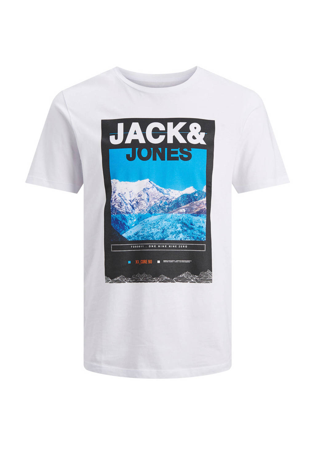 JACK & JONES CORE T-shirt met printopdruk wit, Wit