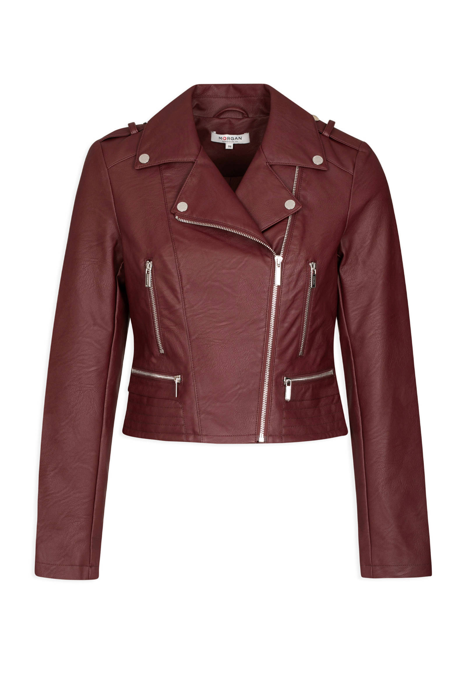 imitatieleren bikerjack bordeaux imitatieleren bikerjack bordeaux