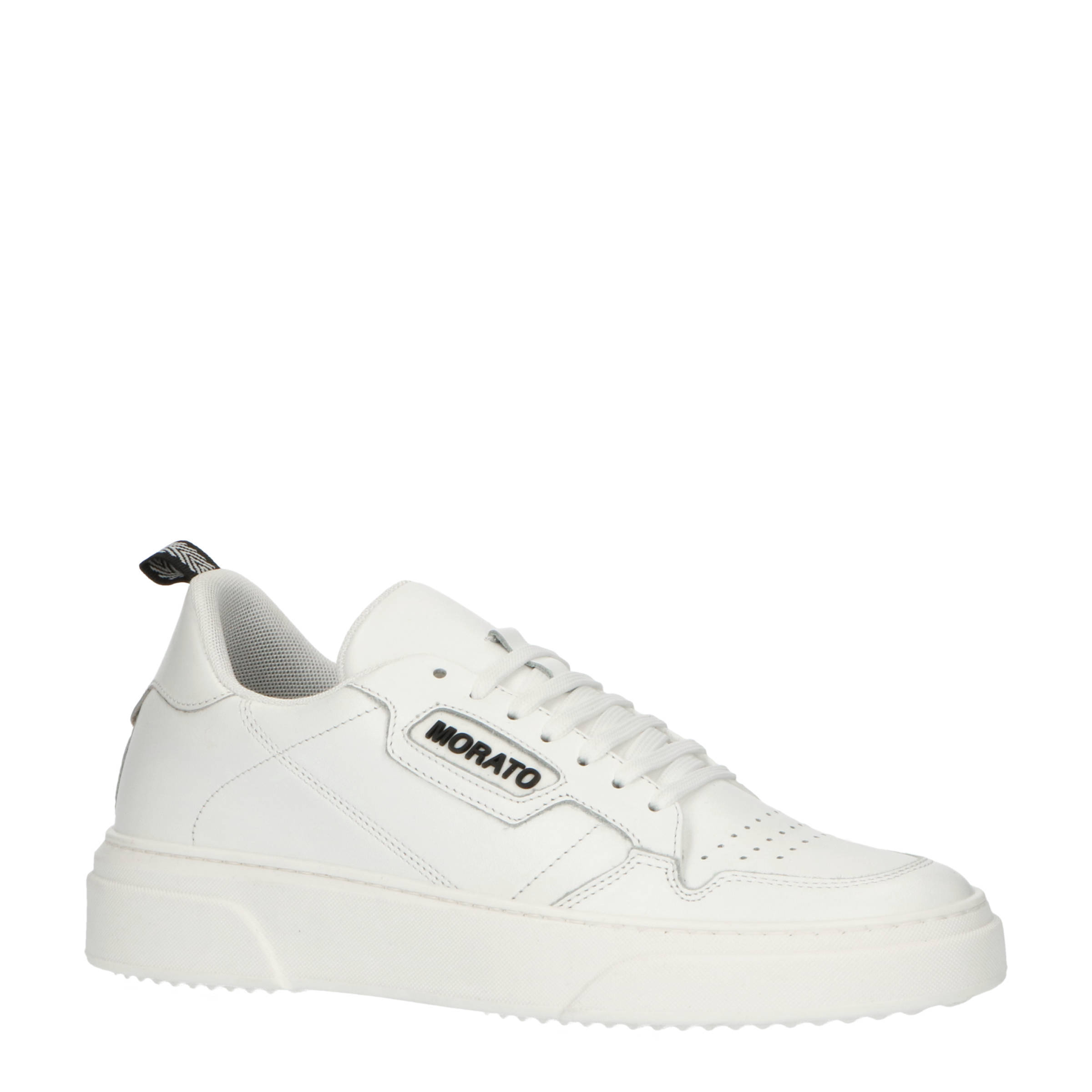 Antony Morato leren sneakers wit | wehkamp