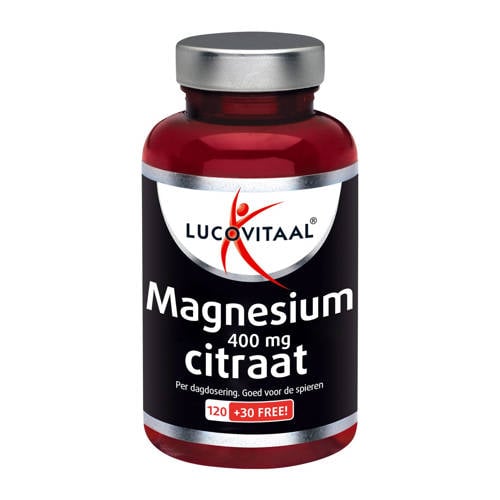 Wehkamp Lucovitaal Magnesium Citraat 400mg - 150 tabletten aanbieding