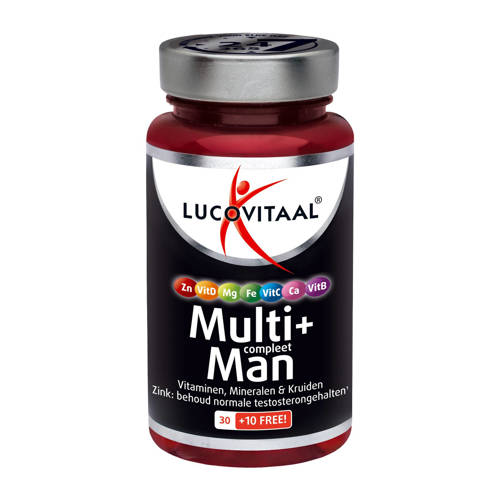 Wehkamp Lucovitaal Multi+ Compleet Man - 40 tabletten aanbieding