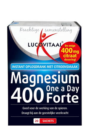 Magnesium Citraat 400mg  Forte - 20 sachets