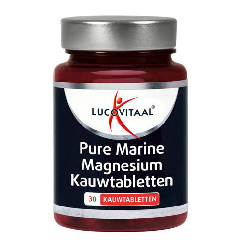 Wehkamp Lucovitaal Magnesium Marine - 30 kauwtabletten aanbieding