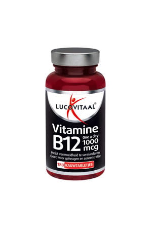 Vitamine B12 One a Day 1000mcg - 180 kauwtabletjes