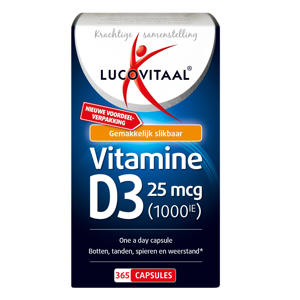 D3 25mcg (1000IU) Vitamine - 365 capsules