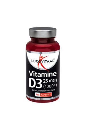 vitamine D3 25mcg (1000IE) - 365 capsules