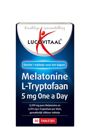 Melatonine L-Tryptofaan 5mg - 30 tabletjes