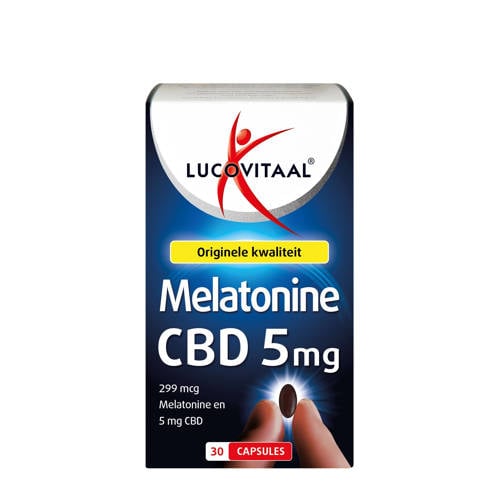 Wehkamp Lucovitaal Melatonine CBD 5mg Cannabidiol - 30 capsules aanbieding