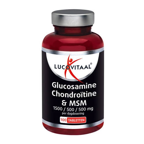 Wehkamp Lucovitaal Glucosamine Chondroïtine MSM - 100 tabletten aanbieding