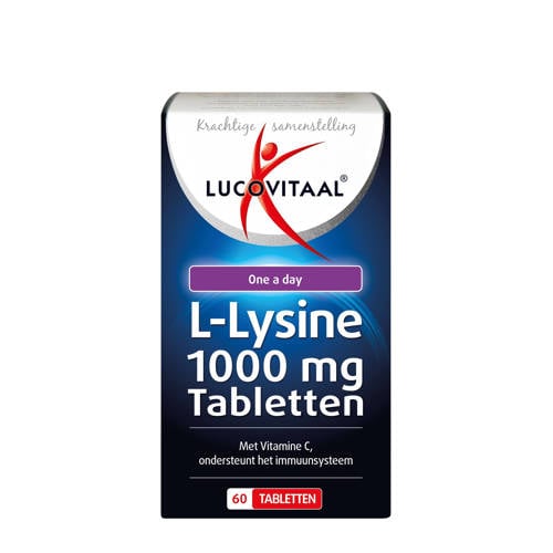 Lucovitaal L-Lysine One a Day 1000mg - 60 tabletten