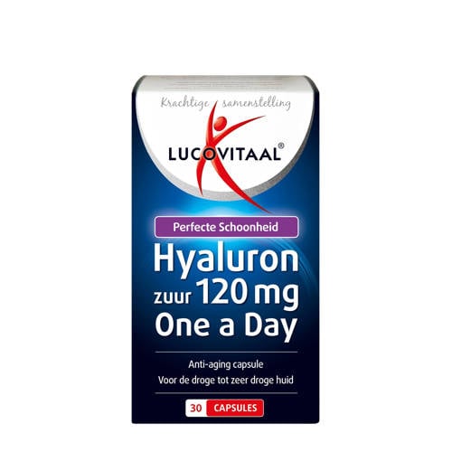 Wehkamp Lucovitaal Hyaluronzuur Droge Huid - 30 capsules aanbieding