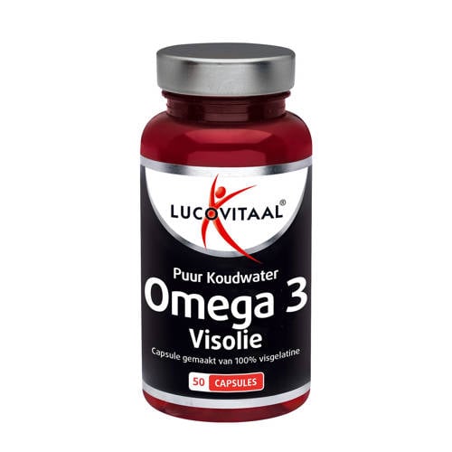 Wehkamp Lucovitaal Omega 3 Koudwater Visolie Puur - 50 capsules aanbieding