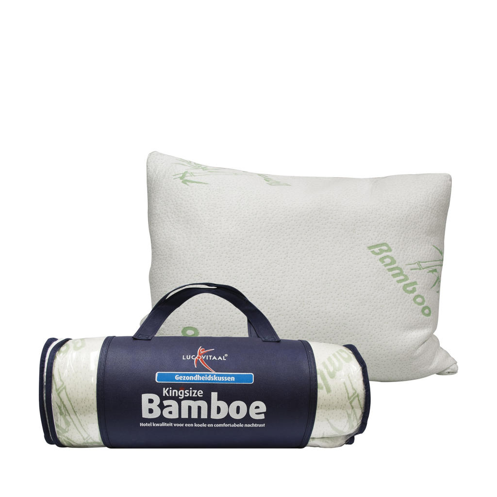 Lucovitaal Bamboe Kussen Kingsize - 1 stuks