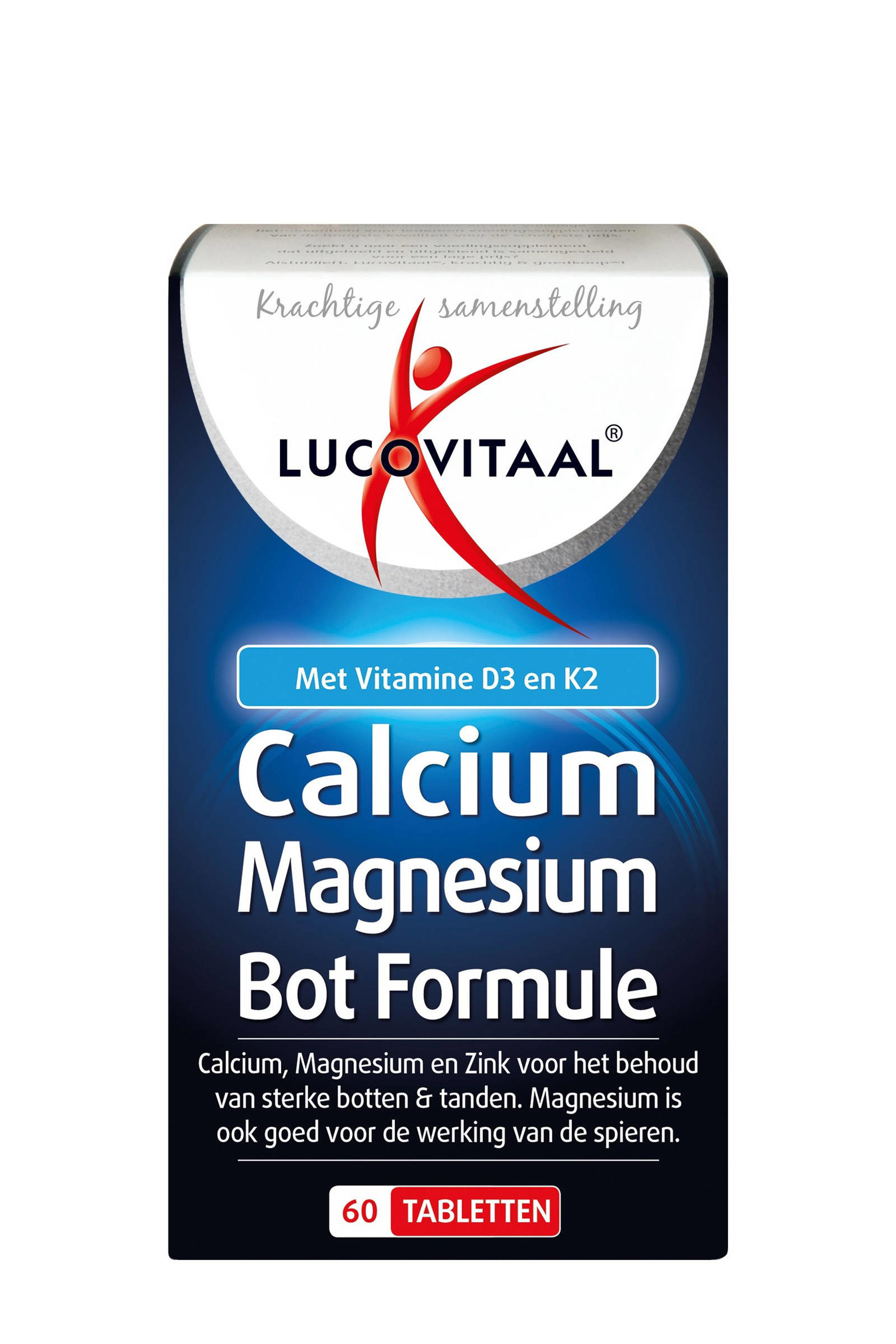 Lucovitaal Calcium Magnesium Bot Formule 60 tabletten wehkamp
