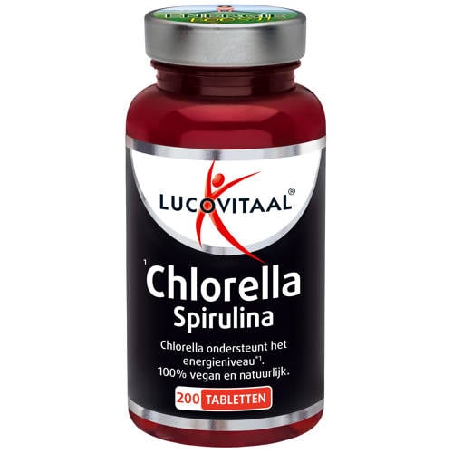 Wehkamp Lucovitaal Chlorella Spirulina - 200 tabletten aanbieding