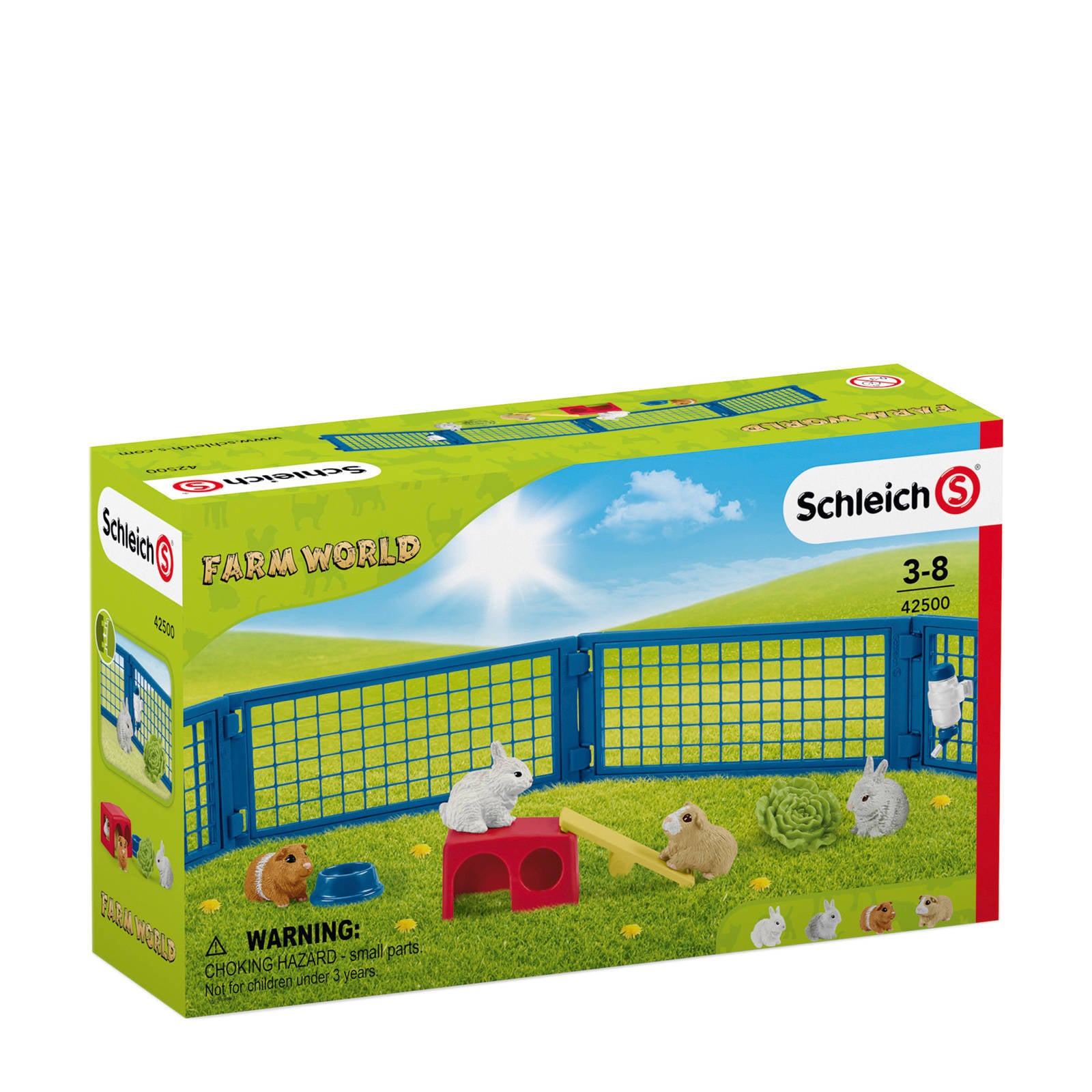 Schleich Farm World Hok met konijnen en cavia`s online kopen