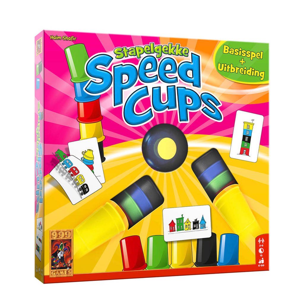 999 Games Stapelgekke Speedcups 6 spelers denkspel
