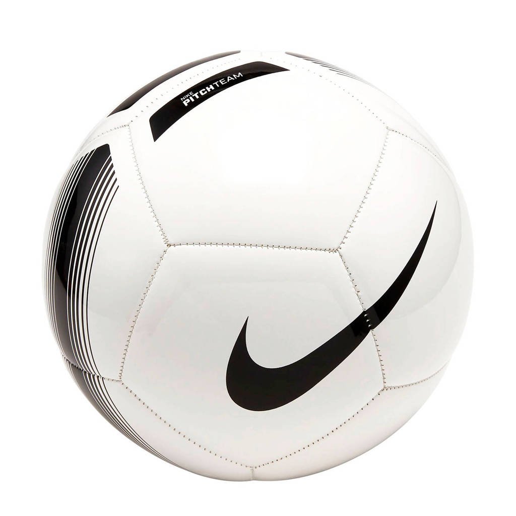Nike Pitch Team Football wit maat 5, Wit