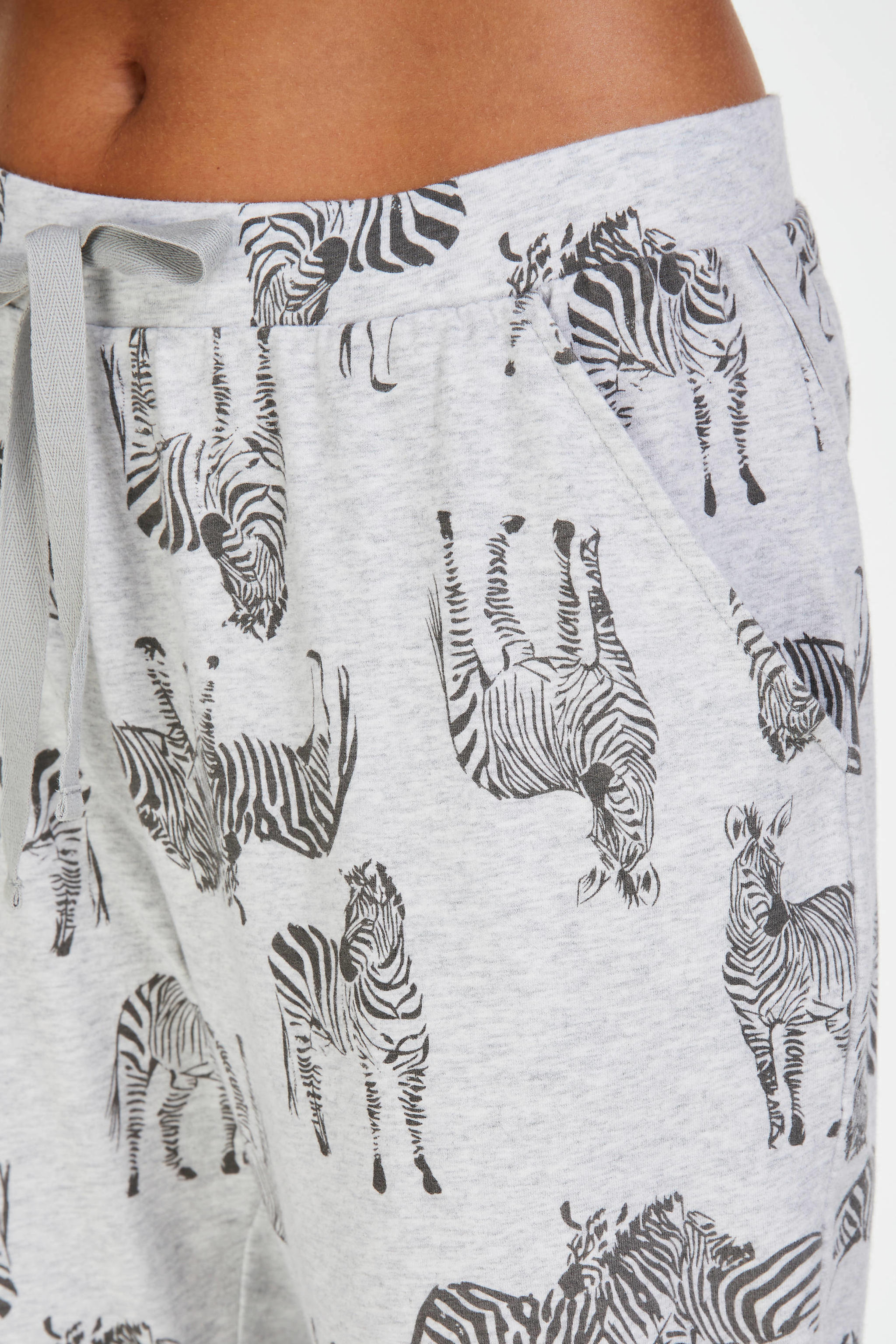 MIA LUCCE Dames pyjamabroek 3/4 lange pyjamabroek vrouwen, Grijs kat, M MIA LUCCE Dames pyjamabroek 3/4 lange pyjamabroek vrouwen, Grijs kat, M