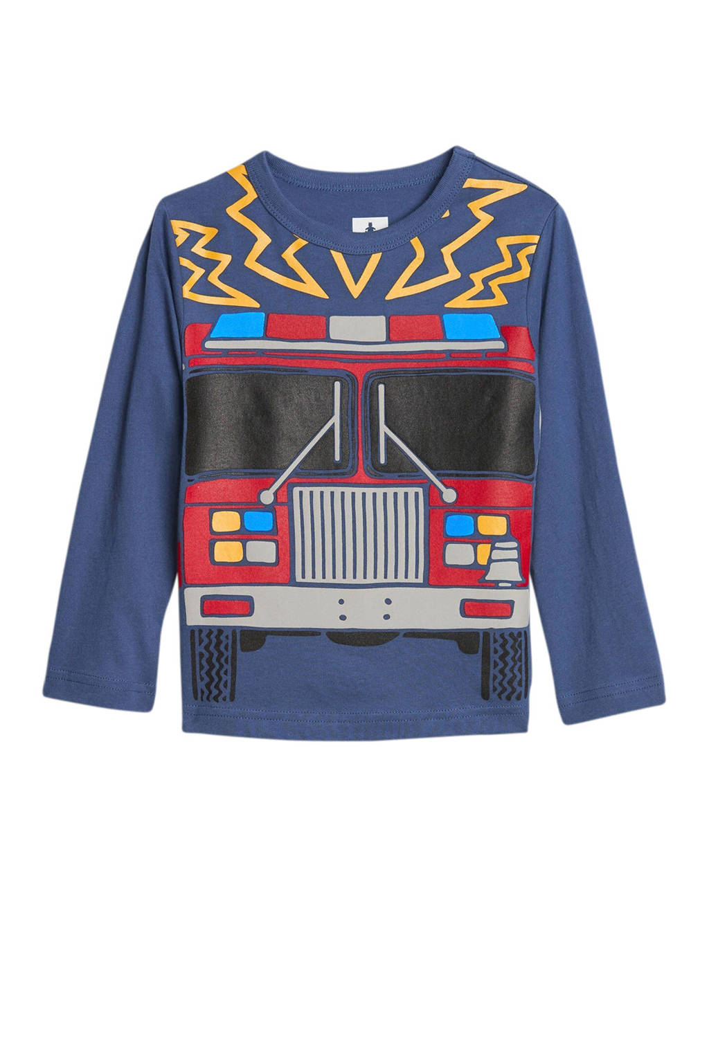 GAP longsleeve met printopdruk blauw, Blauw