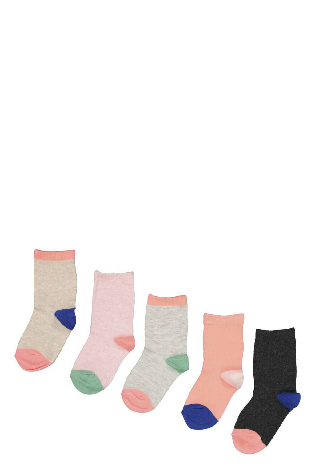 HEMA sokken - set van 5 multi, Multi