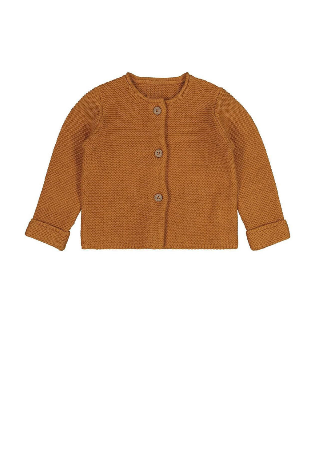 HEMA baby vest bruin/okergeel wehkamp