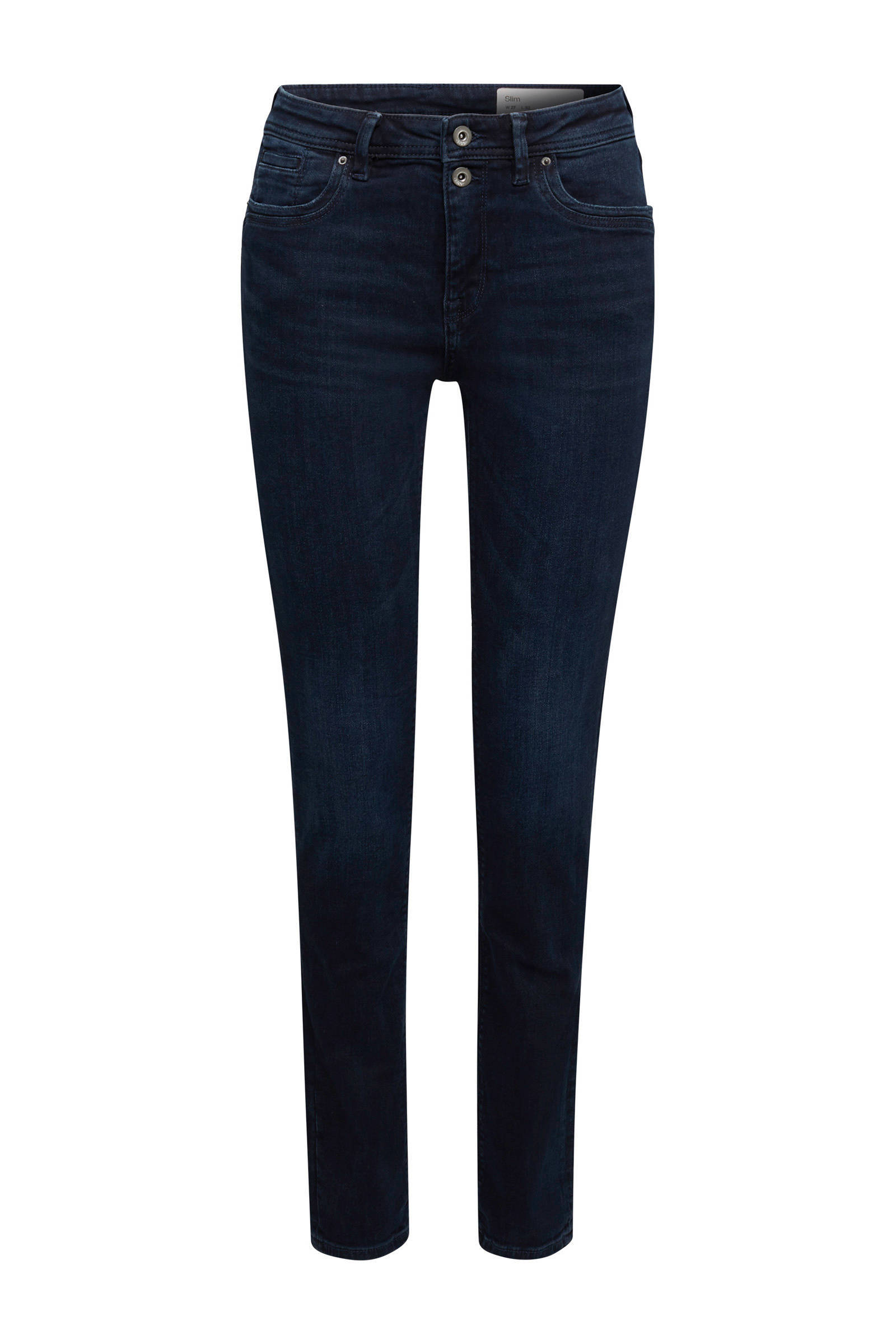 edc Women slim fit jeans dark denim | wehkamp