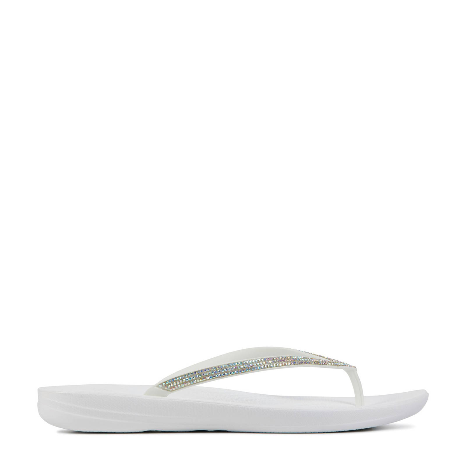 FitFlop Olive Textured Glitz Toe-Post slippers dames silver - Slippers -  Kleding - Sport \u0026 Mode De Wit Schijndel