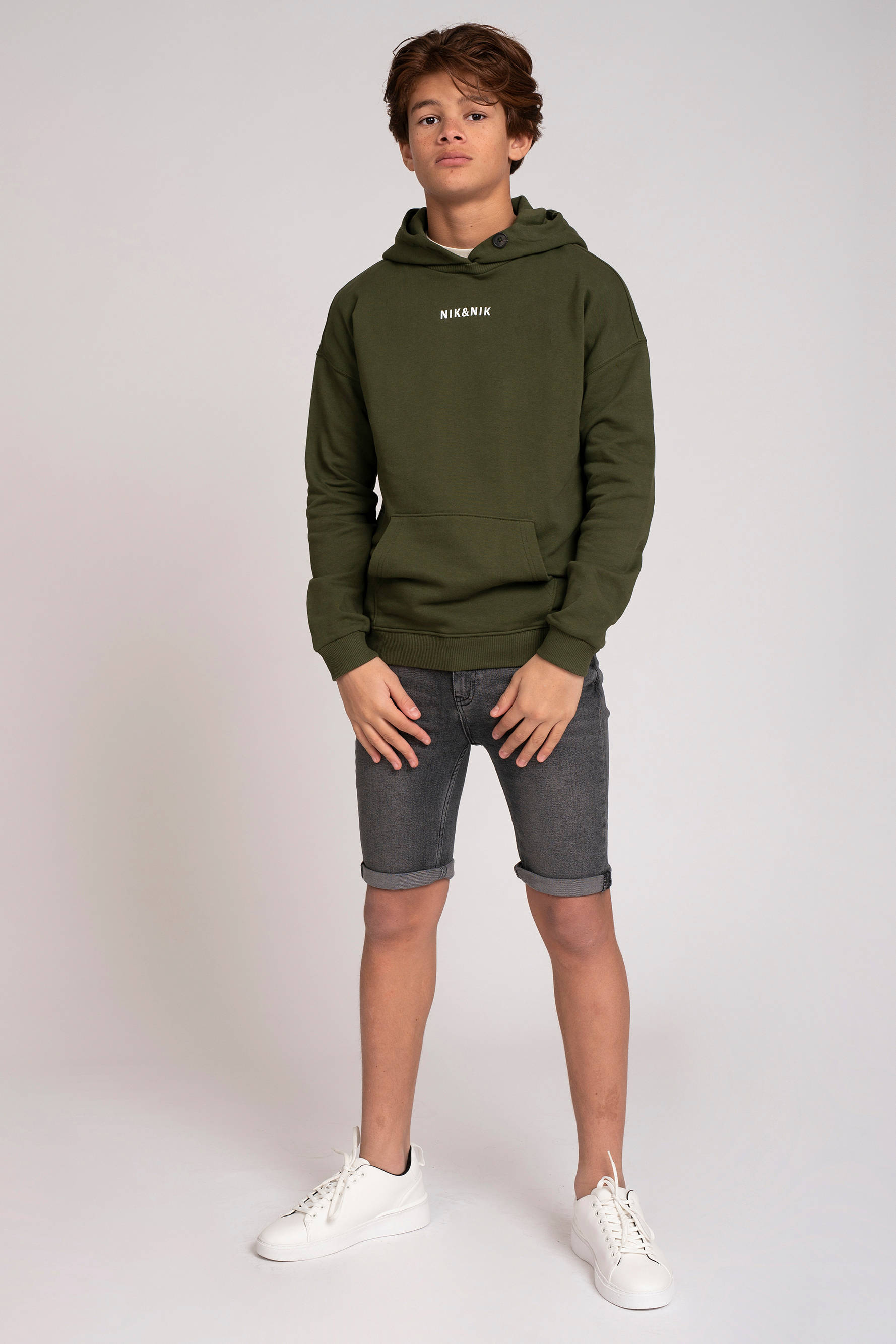 NIK&NIK kleding voor jongens kopen Vind jouw NIK&NIK NIK&NIK hoodie Pepi rood | wehkamp