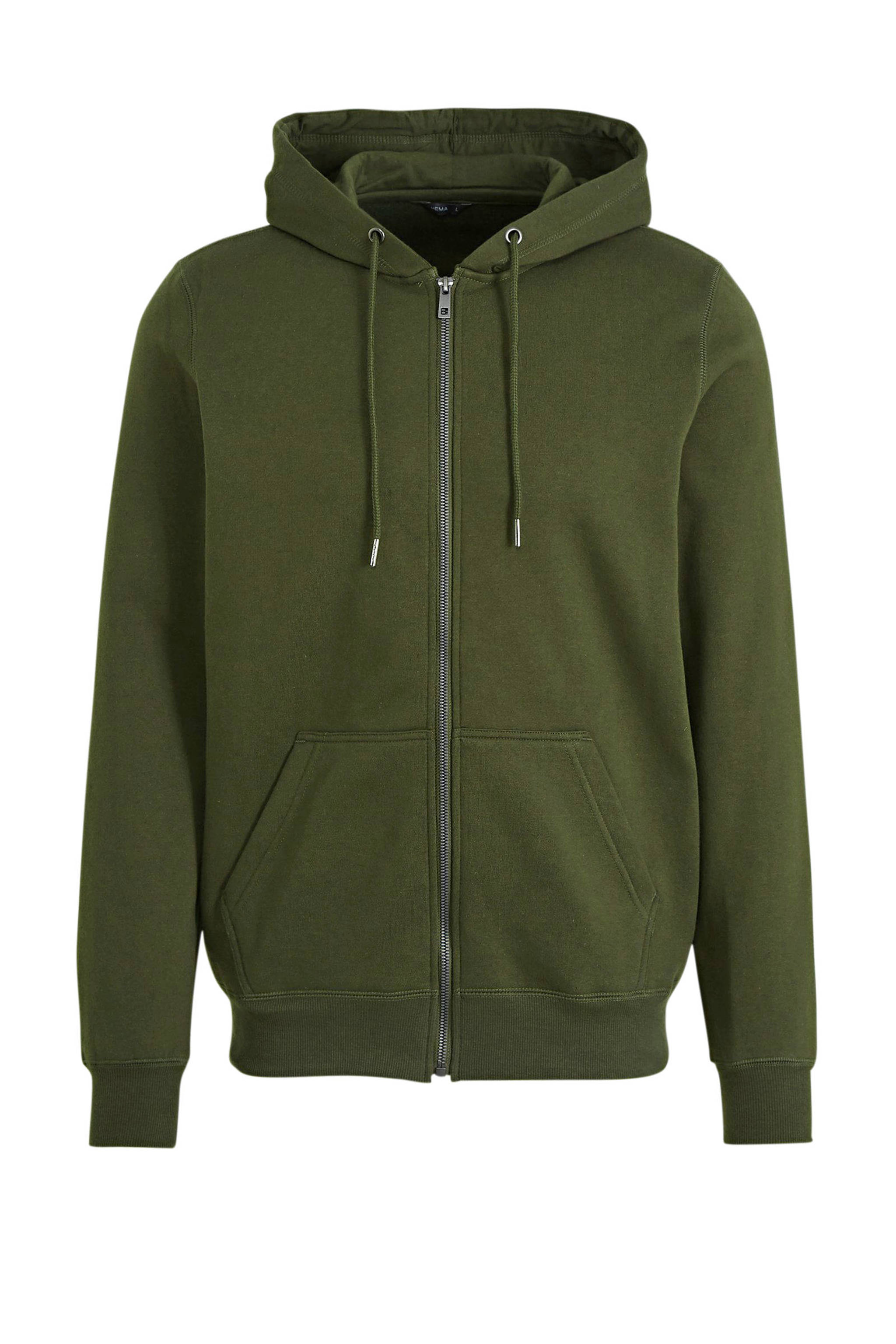 HEMA vest legergroen wehkamp