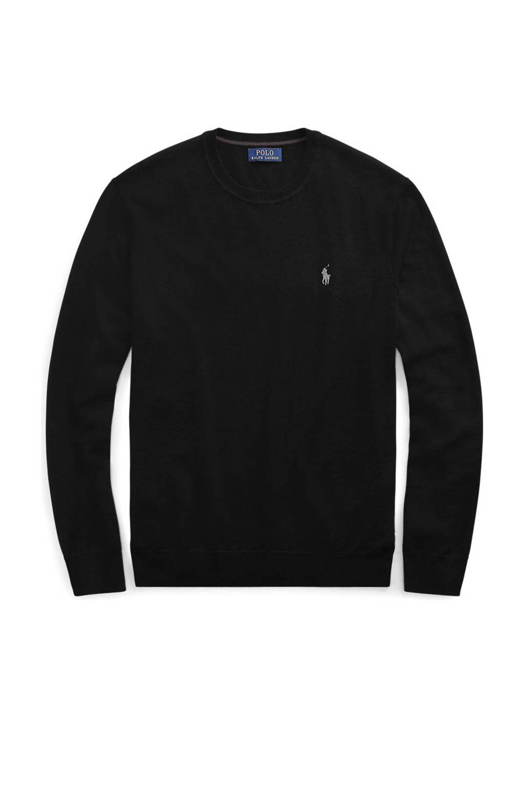 POLO Ralph Lauren wollen trui zwart, Zwart