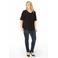 YOEK T-shirt van travelstof DOLCE zwart