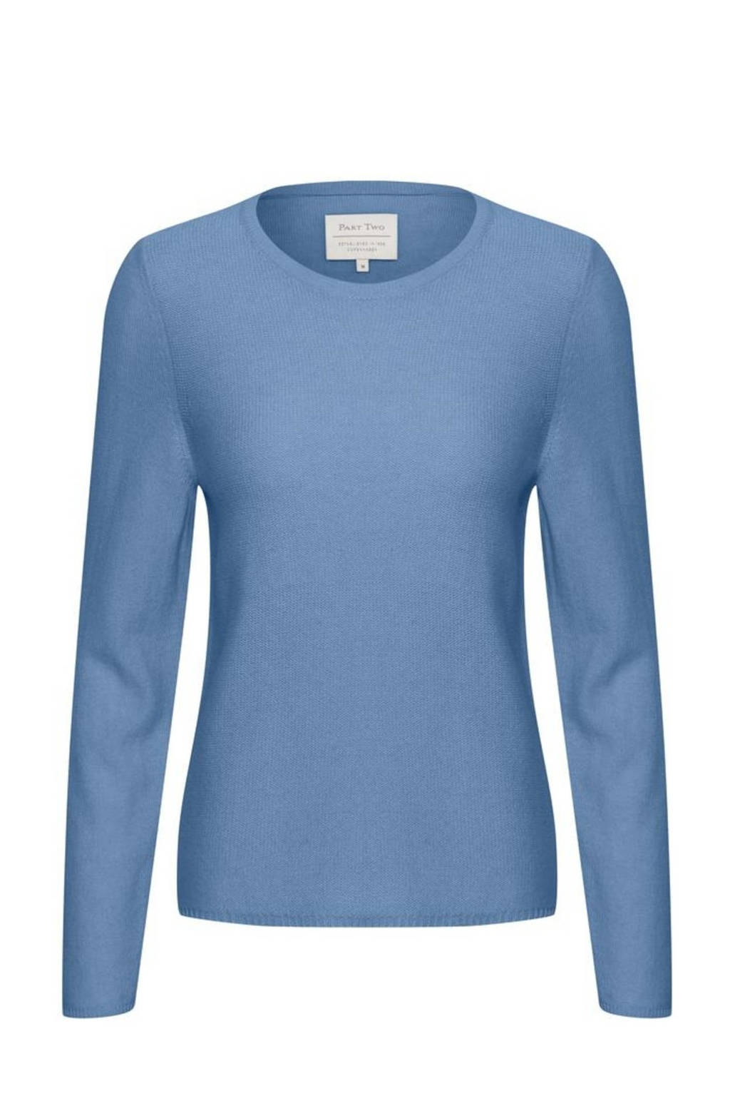 Part Two wollen trui AdelinPW PU blauw, Blauw