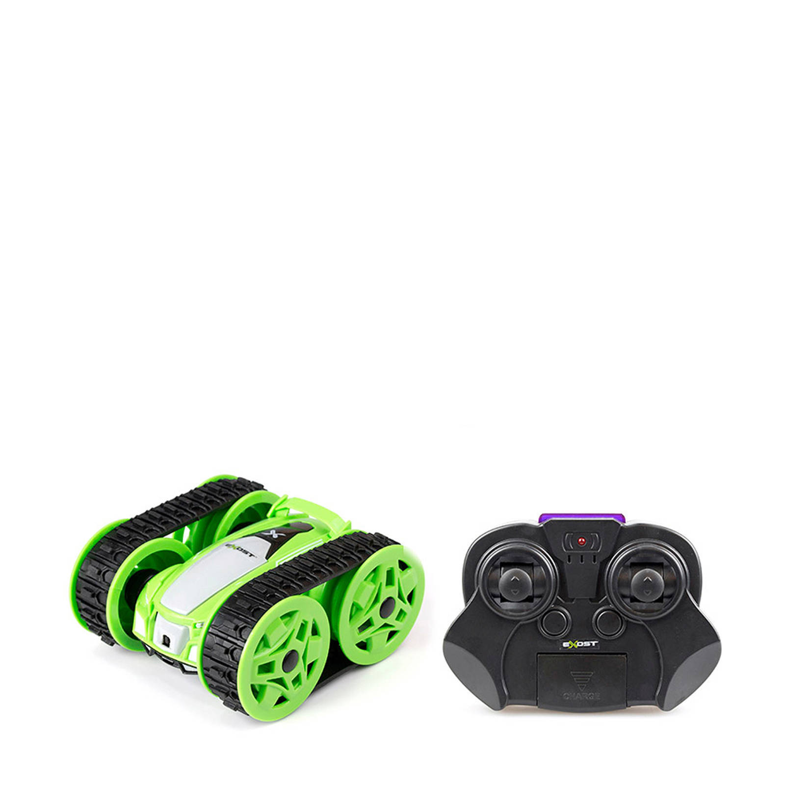 VidaXL Exost Fliptank Radiografisch Bestuurbaar Mini Groen En Zwart online kopen