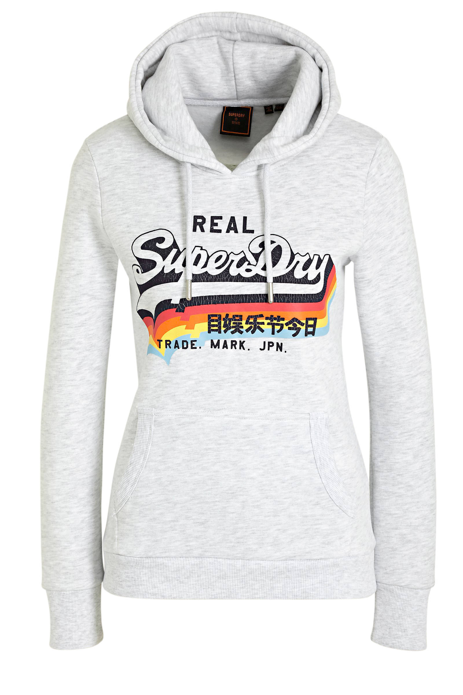 Superdry hoodie met logo lichtgrijs | wehkamp Superdry trui met logo grijsdonkerblauw | wehkamp