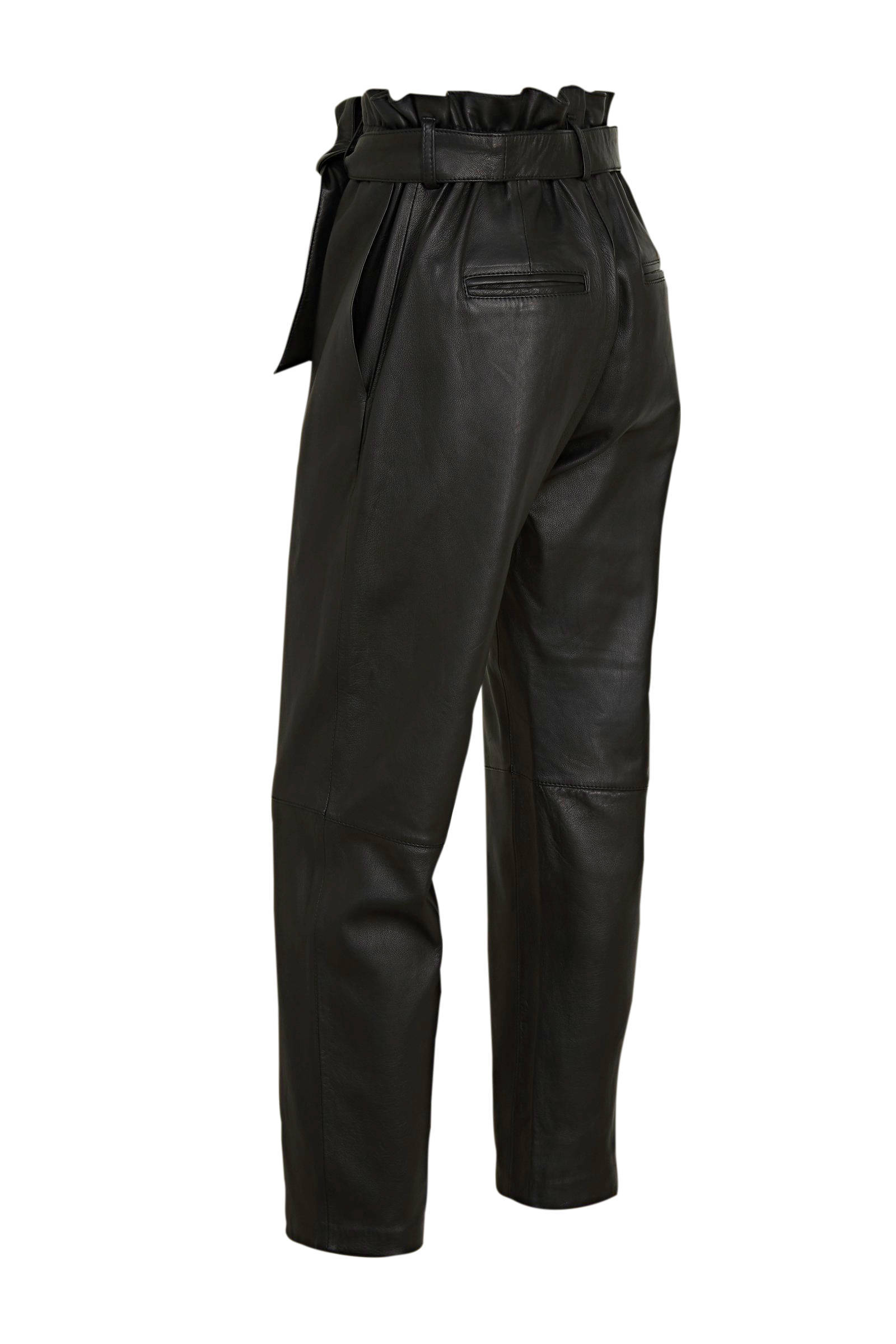 arma leren broek zwart