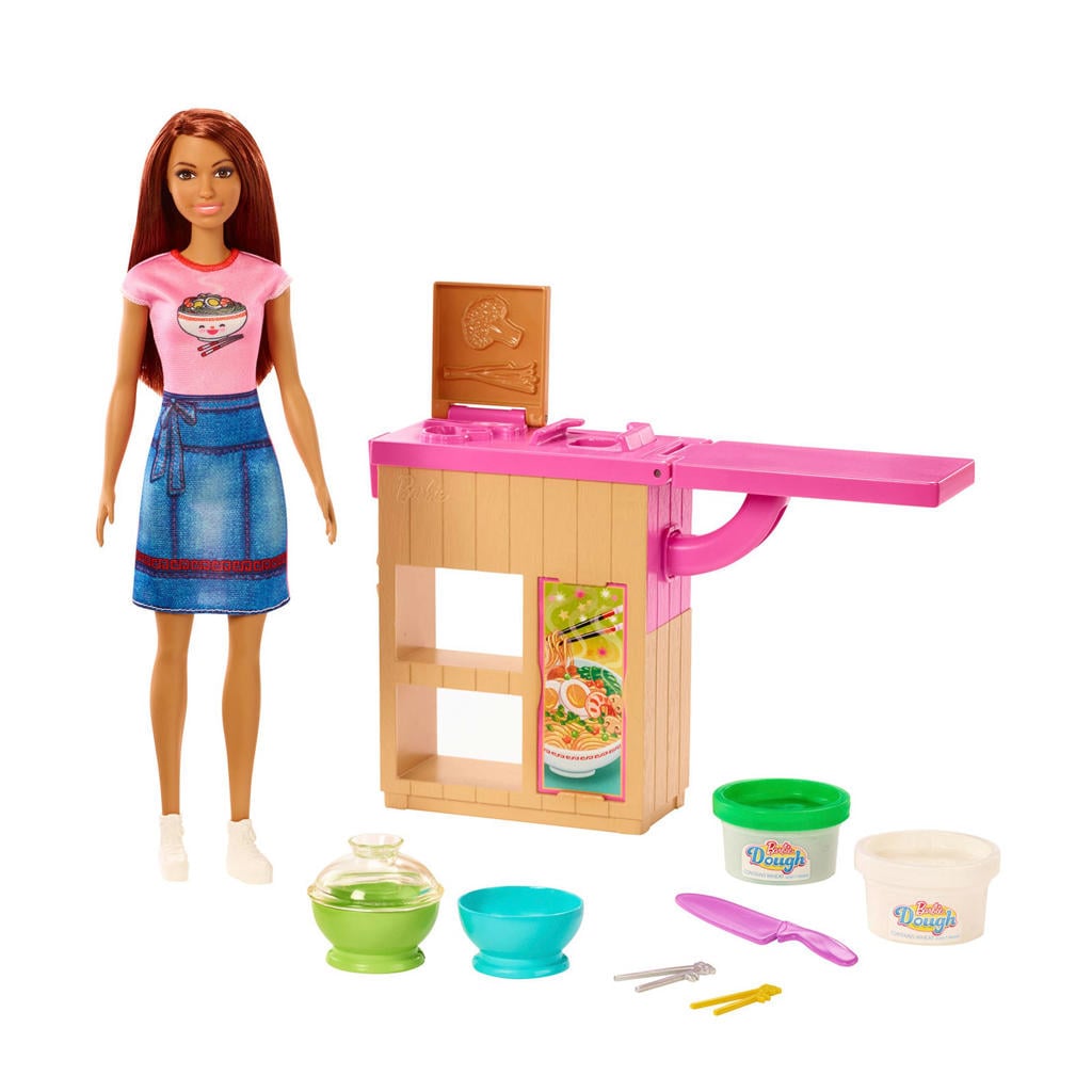 95301 Mattel Barbie Noodlebar Pop en Speelset - Barbiepop 95301 Mattel Barbie Noodlebar Pop en Speelset - Barbiepop